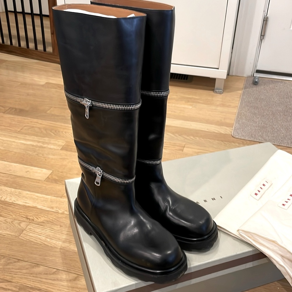 Marni Zipper Boots